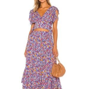 Free People Pretty Daze Set Blue